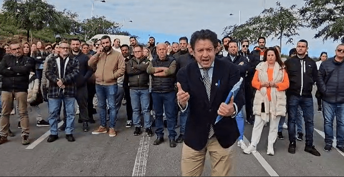 Vendedores ambulantes Estepona concentración