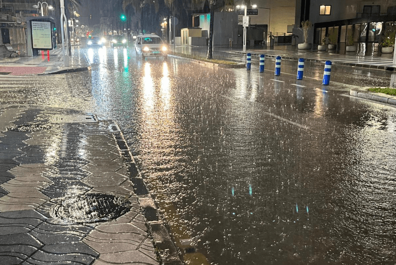 Lluvias en Benalmadena