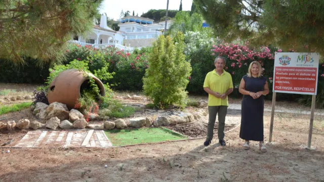 El parque de Los Sentidos de La Cala, de símbolo pionero en Andalucía para niños autistas, a espacio abandonado y dejadez