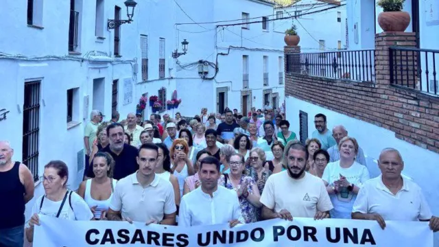 Alcalde de Casares: «Se ha colmado la paciencia de los vecinos y de las vecinas, por eso nuestro pueblo se ha echado a la calle hoy”