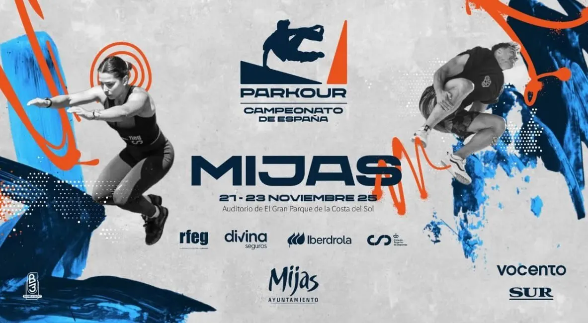 Mijas acogerá el Campeonato de España de Parkour 2025 con la élite nacional de la disciplina
