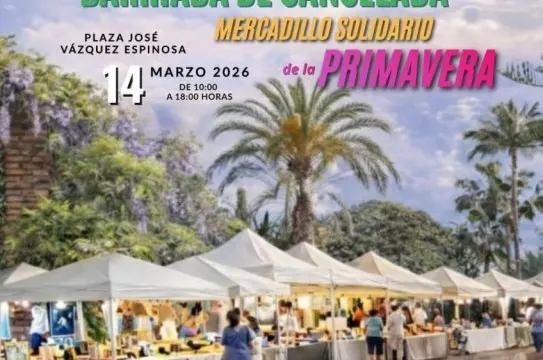 Cancelada se vuelca con la lucha contra el cáncer en su Mercadillo Solidario de Primavera