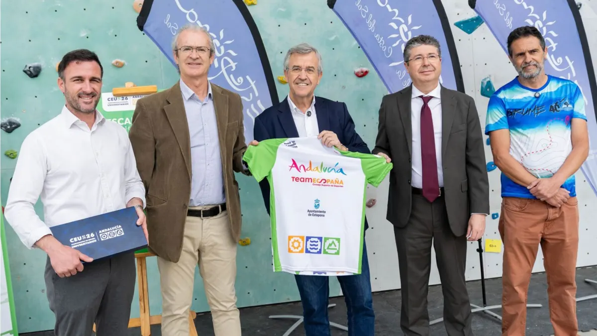 El rocódromo municipal de Estepona acoge la celebración del Campeonato de España Universitario de Escalada 2026