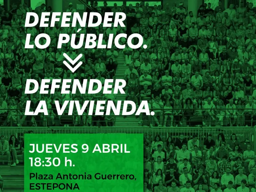El PSOE convoca en Estepona una charla abierta para abordar la crisis del acceso a la vivienda