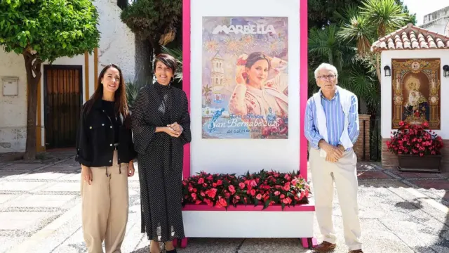 Marbella ya cuenta con el cartel anunciador de la Feria de San Bernabé 2026, obra de Gerardo González