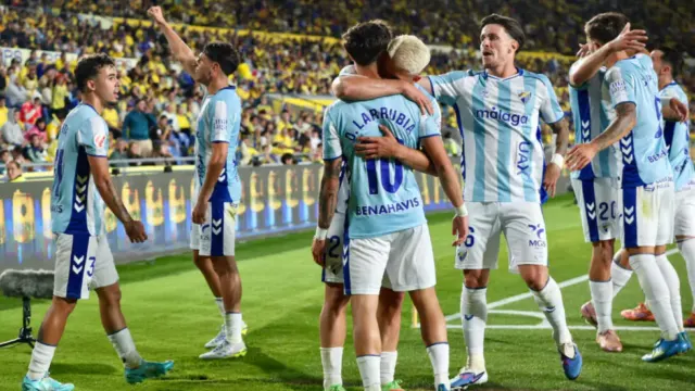 0-1: El Málaga golpea primero en Gran Canaria