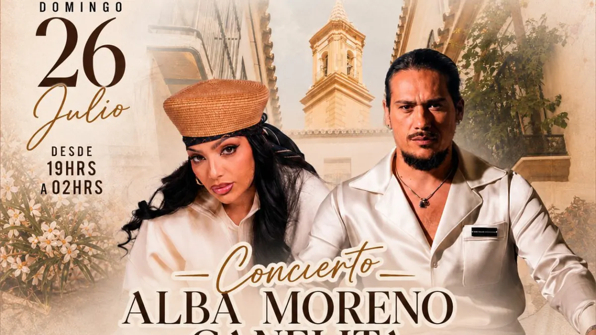 Estepona reunirá a Alba Moreno y Canelita en una gran noche de arte y compás