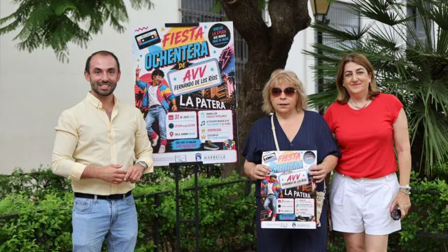 Marbella revivirá la música y el ambiente de los años 80 el 31 de julio en una nueva edición de la Fiesta Ochentera de la AVV Fernando de los Ríos