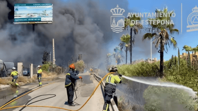 El PSOE de Estepona critica la falta de prevención tras el reciente incendio registrado en el extrarradio del municipio