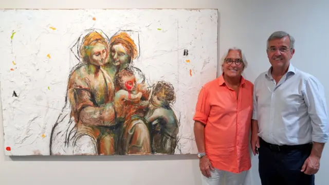El Mirador del Carmen de Estepona acoge la exposición ‘De la figura a la materia’ del pintor Alejandro Hermann