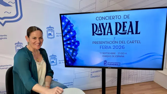 Fuengirola presenta el cartel de la Feria del Rosario 2026 este viernes en el parque de España con la actuación de Raya Real