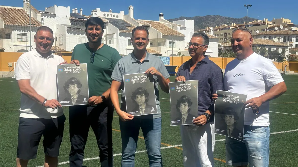 Fuengirola celebrará el 6 de septiembre el IV Memorial Juan Soto ‘El Chope’, un triangular por la integración y contra el racismo