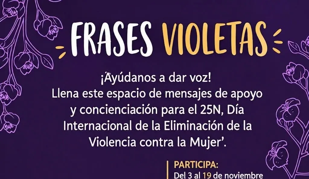 Manilva abre la participación ciudadana para una nueva edición del certamen 'Frases Violetas' por el 25N