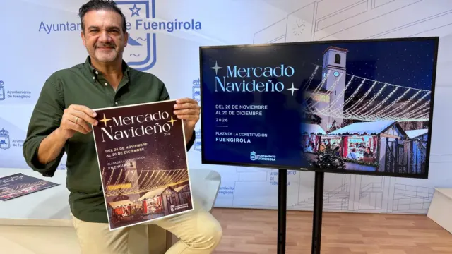 La plaza de la Constitución acogerá del 26 de noviembre al 20 de diciembre el Mercado Navideño de Fuengirola