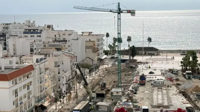 Estepona construye un tanque de tormentas para prevenir inundaciones en el centro urbano